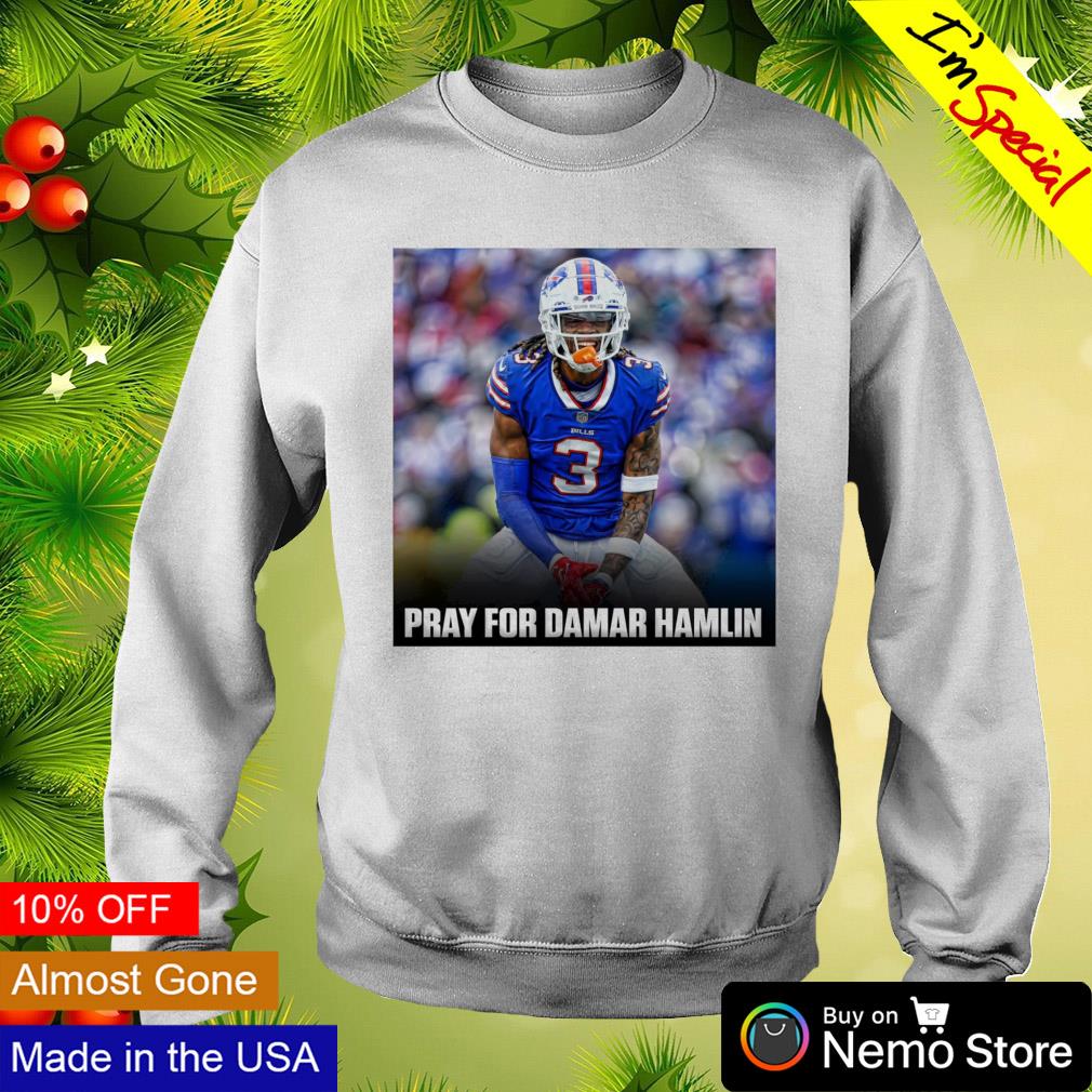 Pray for Damar Hamlin Buffalo Bills - Adult & Kids T-Shirts, Sweatshirts & Hoodies apparel design preview 4