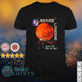 Mars landing February 18 2021 - Adult & Kids T-Shirts, Sweatshirts & Hoodies apparel design preview 1