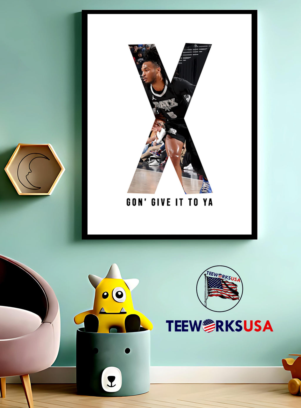 Stephon Castle X gon' give it to ya - Adult & Kids T-Shirts, Sweatshirts & Hoodies apparel design preview 3