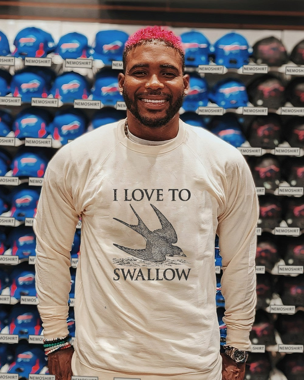 I love to swallow - Adult & Kids T-Shirts, Sweatshirts & Hoodies apparel design preview 2
