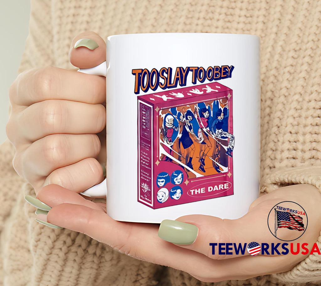 The Dare Too Slay To Obey vintage - Adult & Kids T-Shirts, Sweatshirts & Hoodies apparel design preview 6