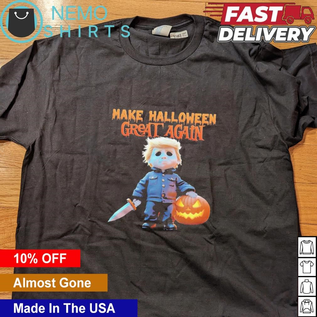 Make halloween great again Trump Maga - Adult & Kids T-Shirts, Sweatshirts & Hoodies apparel design preview 4