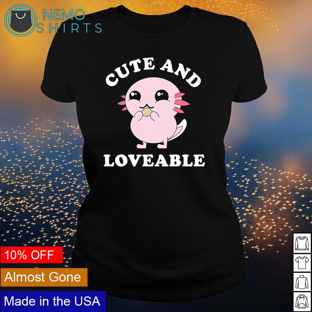 Axolotl cute and loveable - Adult & Kids T-Shirts, Sweatshirts & Hoodies apparel design preview 3