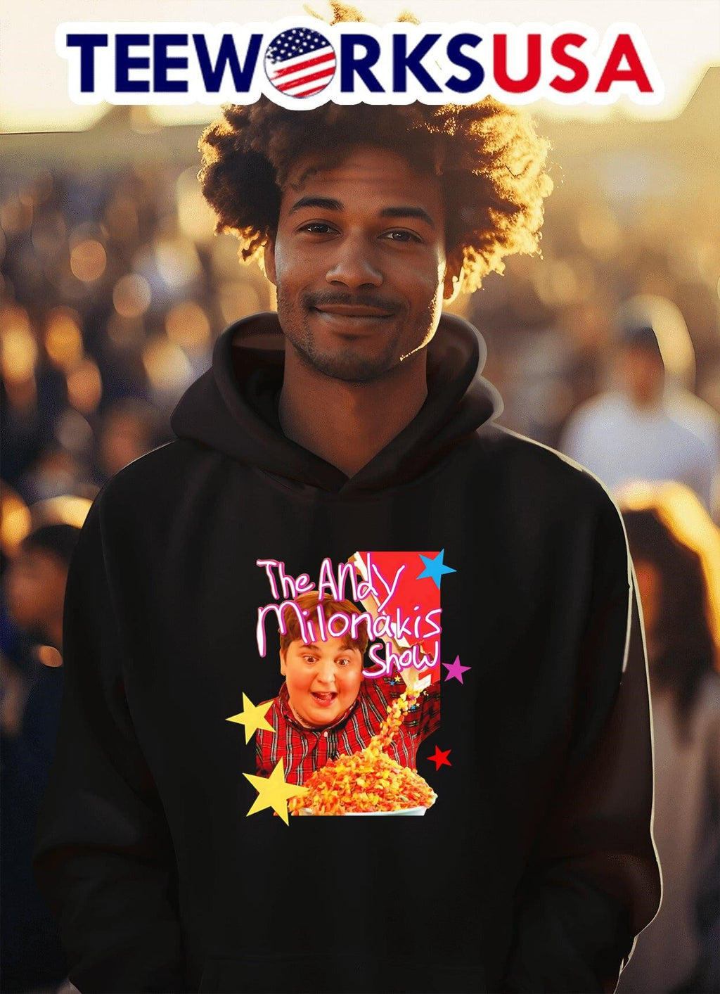 The Andy Milonakis show bootleg - Adult & Kids T-Shirts, Sweatshirts & Hoodies apparel design preview 2