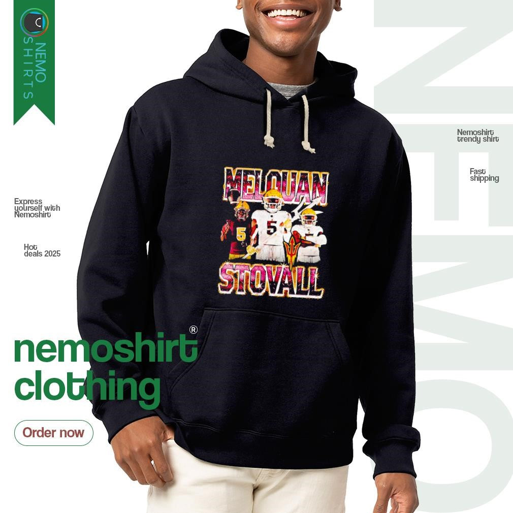 Melquan Stovall Arizona State Sun Devils throwback - Adult & Kids T-Shirts, Sweatshirts & Hoodies apparel design preview 2