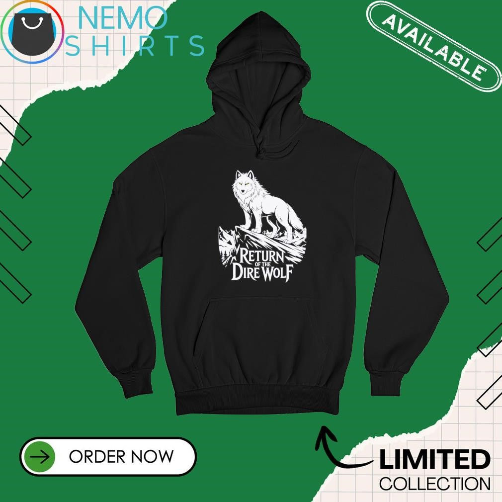 Return of the Dire Wolf - Adult & Kids T-Shirts, Sweatshirts & Hoodies apparel design preview 2