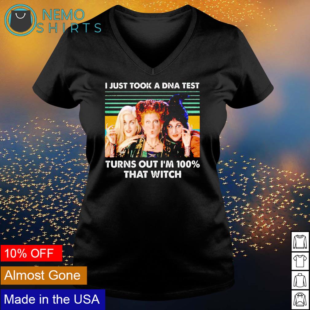 Hocus Pocus I just took a DNA test turns out - Adult & Kids T-Shirts, Sweatshirts & Hoodies apparel design preview 5