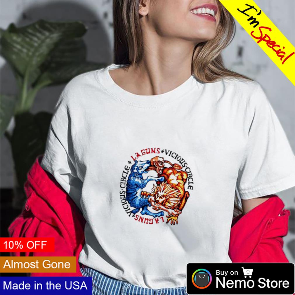 L.A. Guns Vicious Circle logo - Adult & Kids T-Shirts, Sweatshirts & Hoodies apparel design preview 2