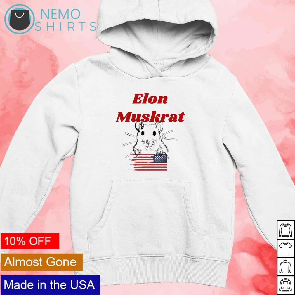Elon Muskrat US flag - Adult & Kids T-Shirts, Sweatshirts & Hoodies apparel design preview 2