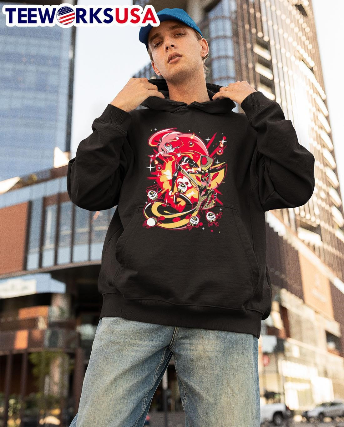 Hazbin Hotel Cherri Snake classic - Adult & Kids T-Shirts, Sweatshirts & Hoodies apparel design preview 3