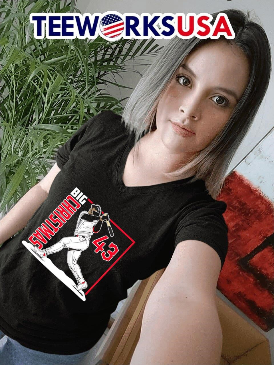 Big Christmas 43 Jhonkensy Noel baseball - Adult & Kids T-Shirts, Sweatshirts & Hoodies apparel design preview 4