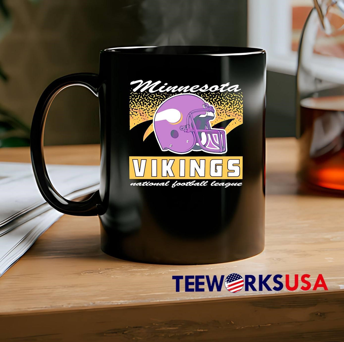Minnesota Vikings National Football League Helmet - Adult & Kids T-Shirts, Sweatshirts & Hoodies apparel design preview 2