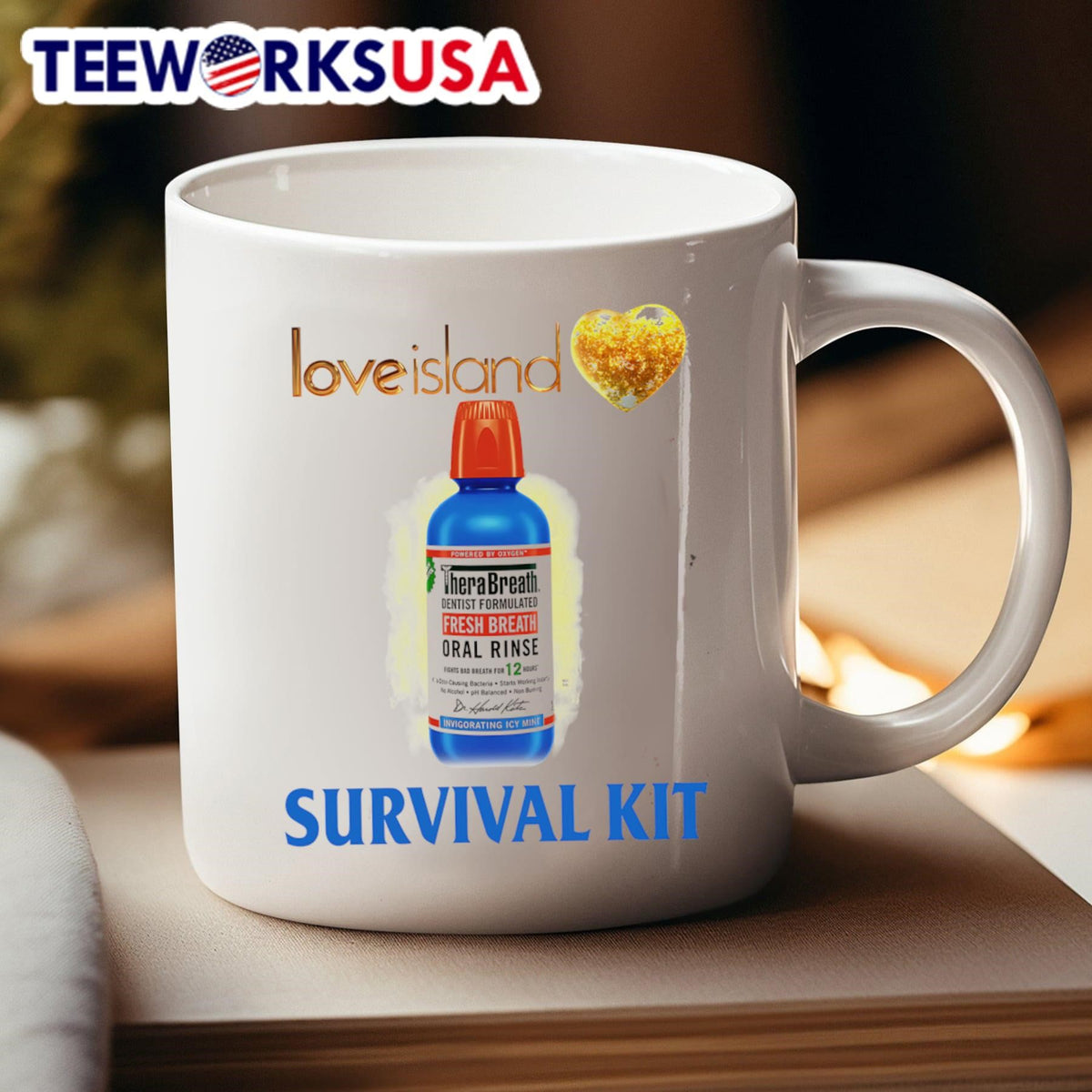 Love Island survival kit - Adult & Kids T-Shirts, Sweatshirts & Hoodies apparel design preview 4