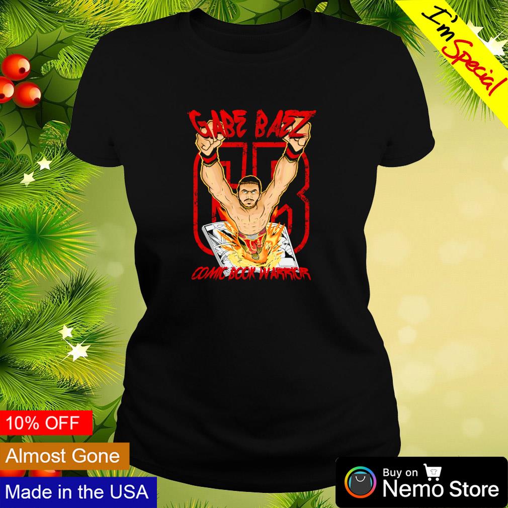 The comic book warrior GB Gabe Baez - Adult & Kids T-Shirts, Sweatshirts & Hoodies apparel design preview 3