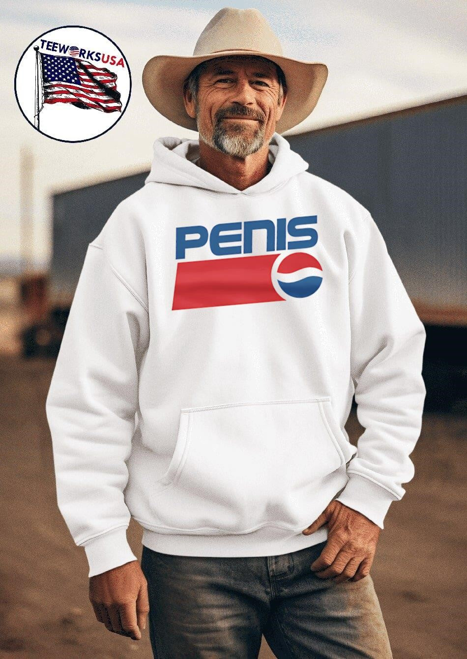 Penis Pepsi logo - Adult & Kids T-Shirts, Sweatshirts & Hoodies apparel design preview 2