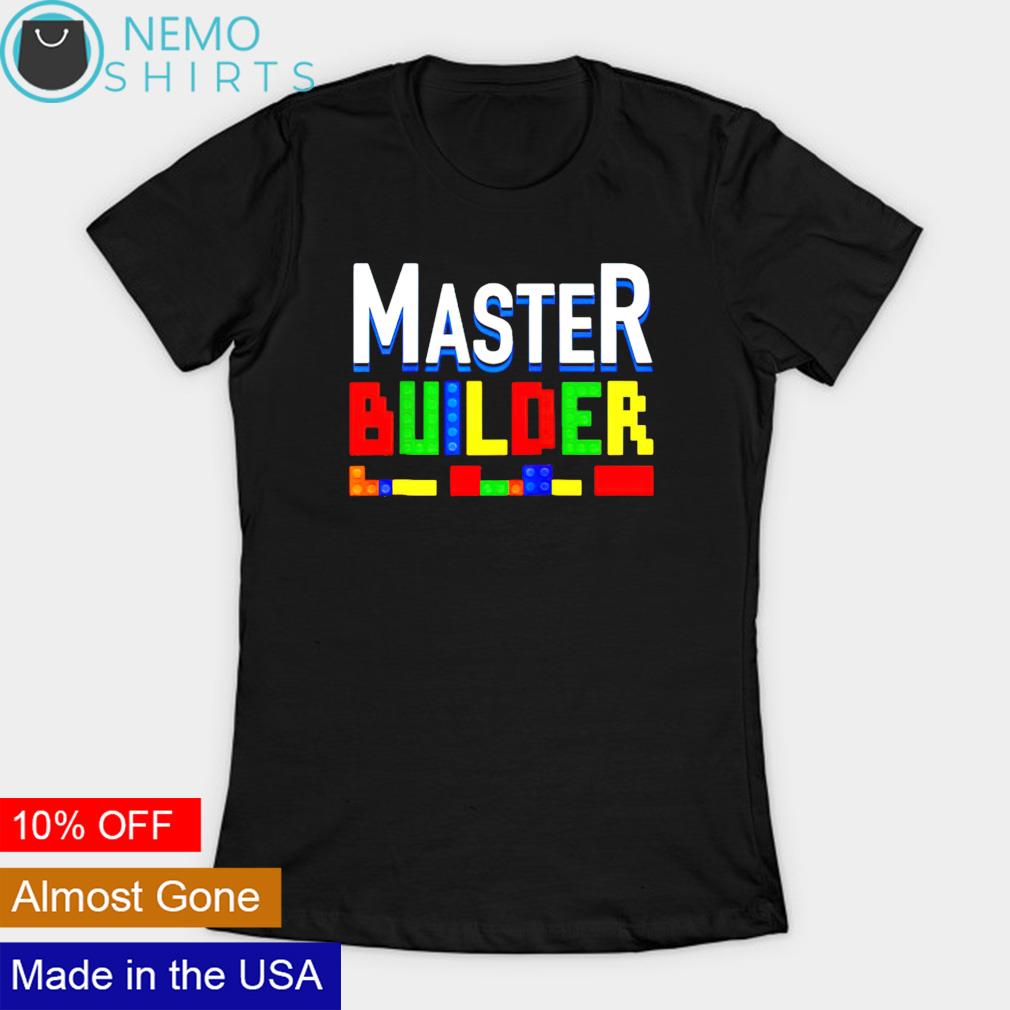Cool Master Builder Building Block Boys Girls - Adult & Kids T-Shirts, Sweatshirts & Hoodies apparel design preview 3