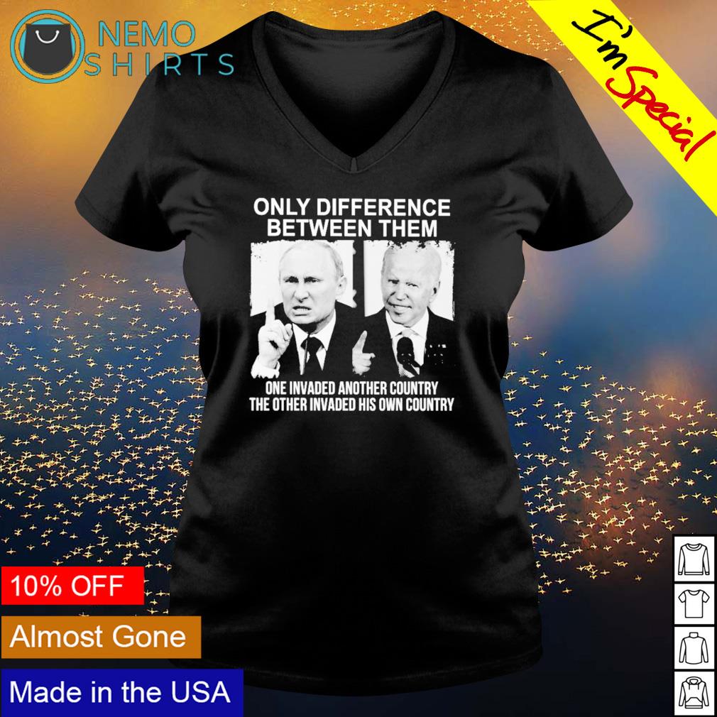 Putin and Biden only difference between them - Adult & Kids T-Shirts, Sweatshirts & Hoodies apparel design preview 5
