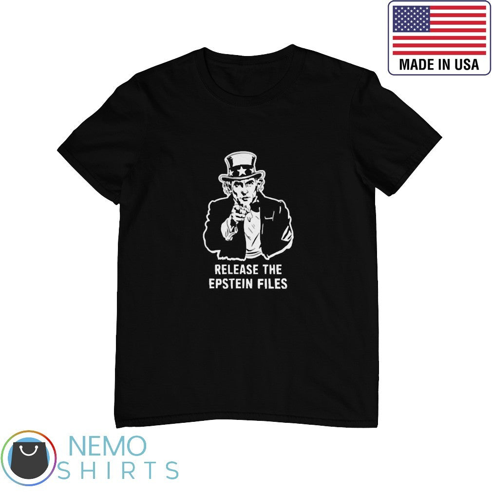 Uncle Sam release the Epstein files - Adult & Kids T-Shirts, Sweatshirts & Hoodies apparel design preview 1