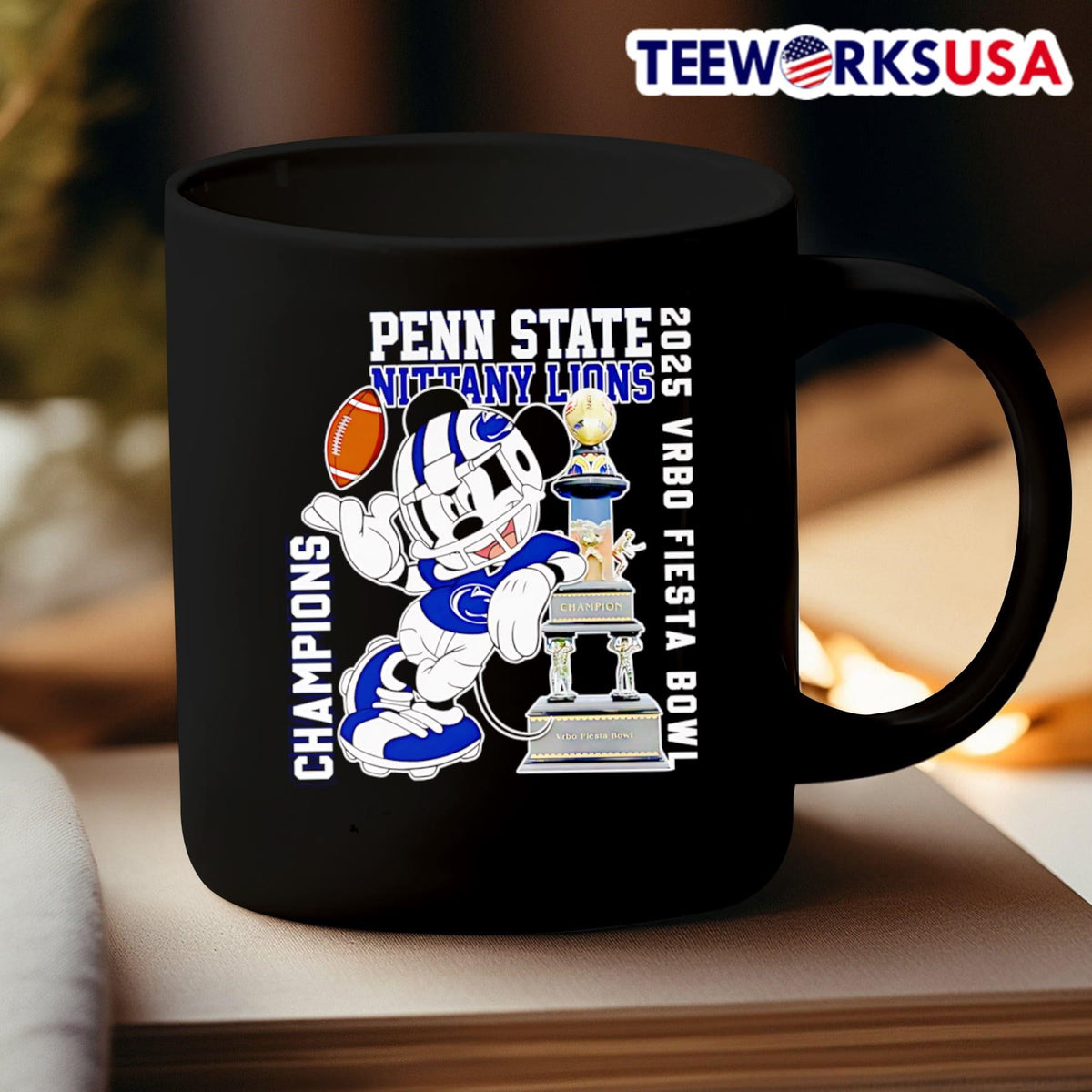 Mickey mouse Penn State Nittany Lions 2025 Vrbo - Adult & Kids T-Shirts, Sweatshirts & Hoodies apparel design preview 3