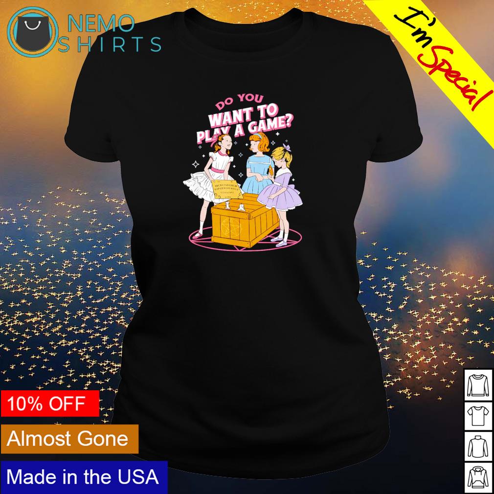 Do you wanna play a game - Adult & Kids T-Shirts, Sweatshirts & Hoodies apparel design preview 3