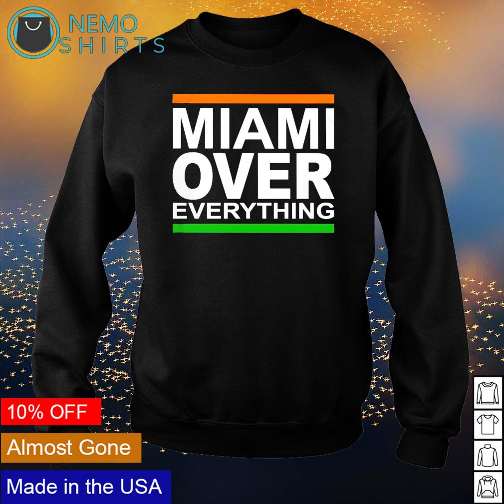 David Cooney Miami Hurricanes over everything - Adult & Kids T-Shirts, Sweatshirts & Hoodies apparel design preview 4
