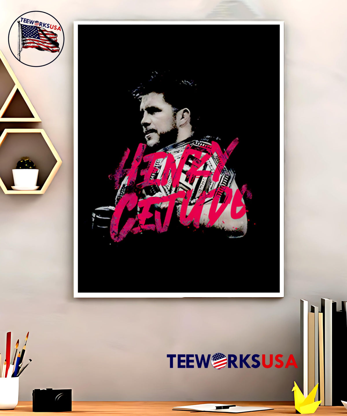 Henry Cejudo Supporter graphic retro - Adult & Kids T-Shirts, Sweatshirts & Hoodies apparel design preview 5