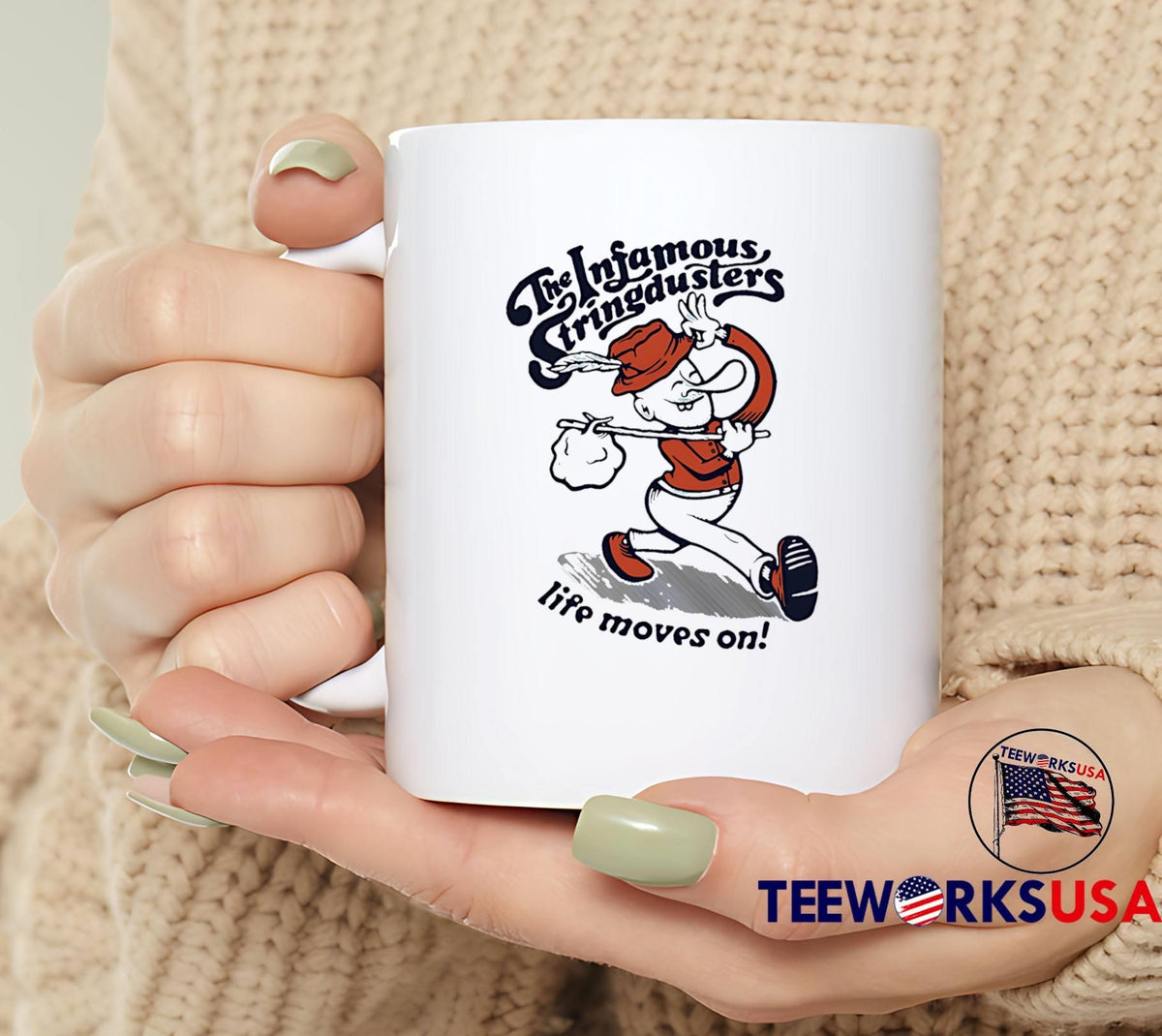 The Infamous Stringdusters Life Moves On funny - Adult & Kids T-Shirts, Sweatshirts & Hoodies apparel design preview 6