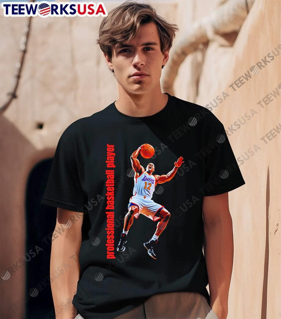 Professional Basketball Player - Adult & Kids T-Shirts, Sweatshirts & Hoodies apparel design preview 1