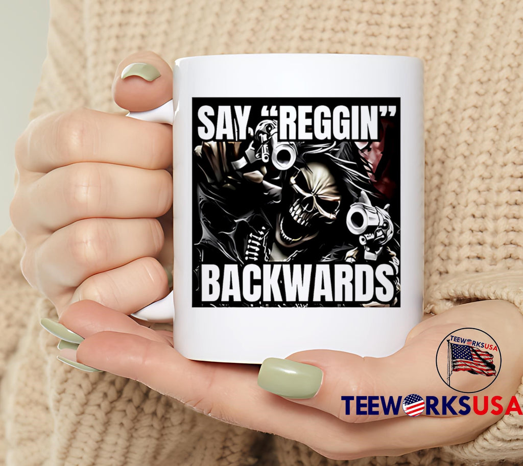 Say Reggin Backwards - Adult & Kids T-Shirts, Sweatshirts & Hoodies apparel design preview 6