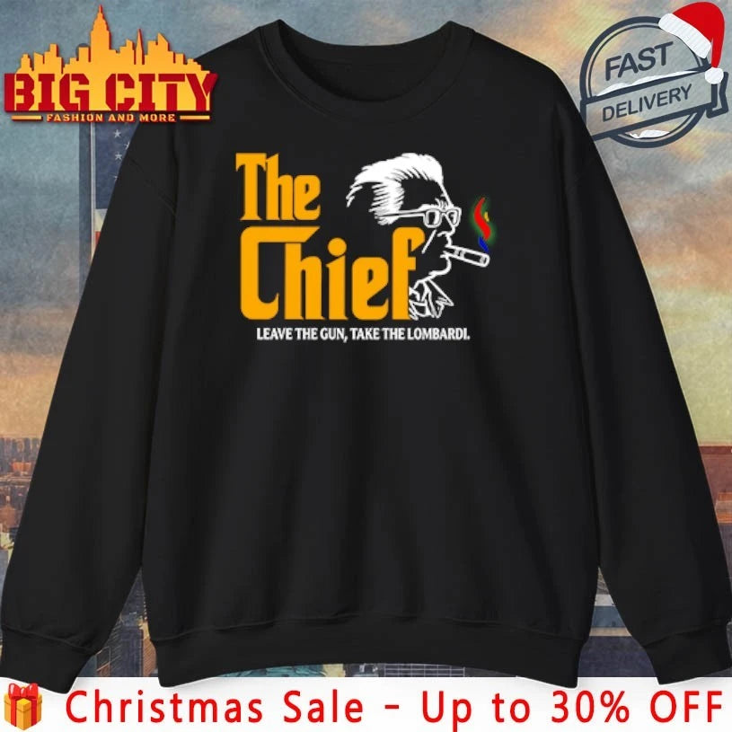 The Chief Leave Gun Take Lombardi - Adult & Kids T-Shirts, Sweatshirts & Hoodies apparel design preview 4