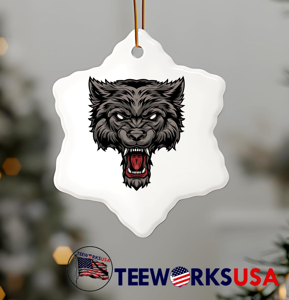 Wolf Animal big head - Adult & Kids T-Shirts, Sweatshirts & Hoodies apparel design preview 7