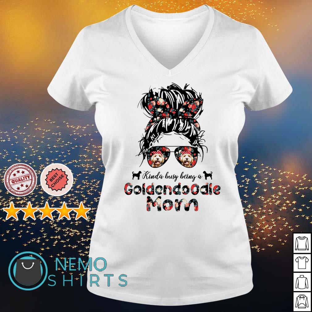 Kinda busy being a Goldendoodle Mom - Adult & Kids T-Shirts, Sweatshirts & Hoodies apparel design preview 5