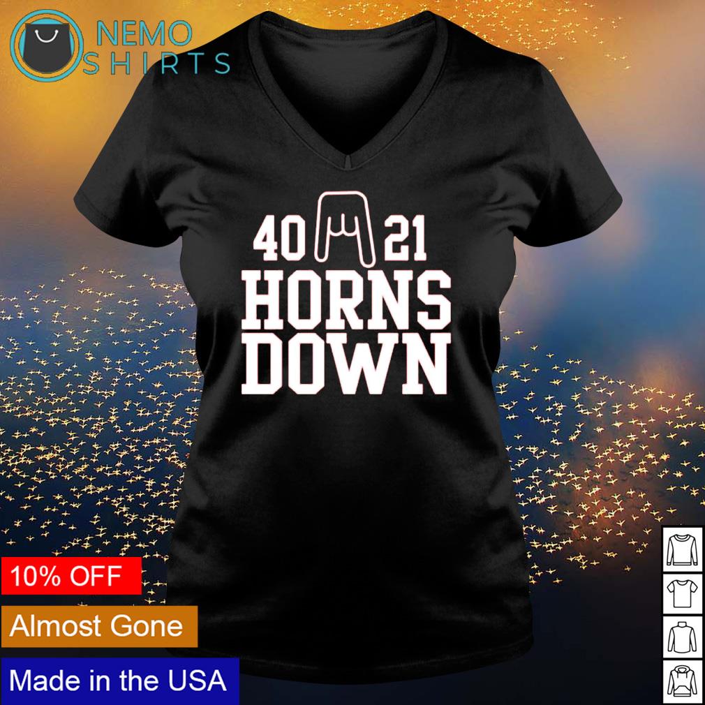 40 21 horns down - Adult & Kids T-Shirts, Sweatshirts & Hoodies apparel design preview 5
