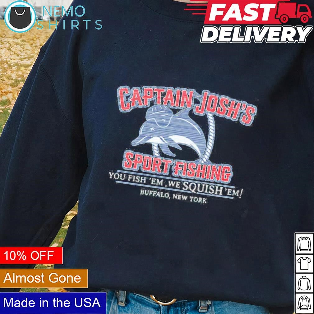Captain Josh's sport fishing Buffalo - Adult & Kids T-Shirts, Sweatshirts & Hoodies apparel design preview 2