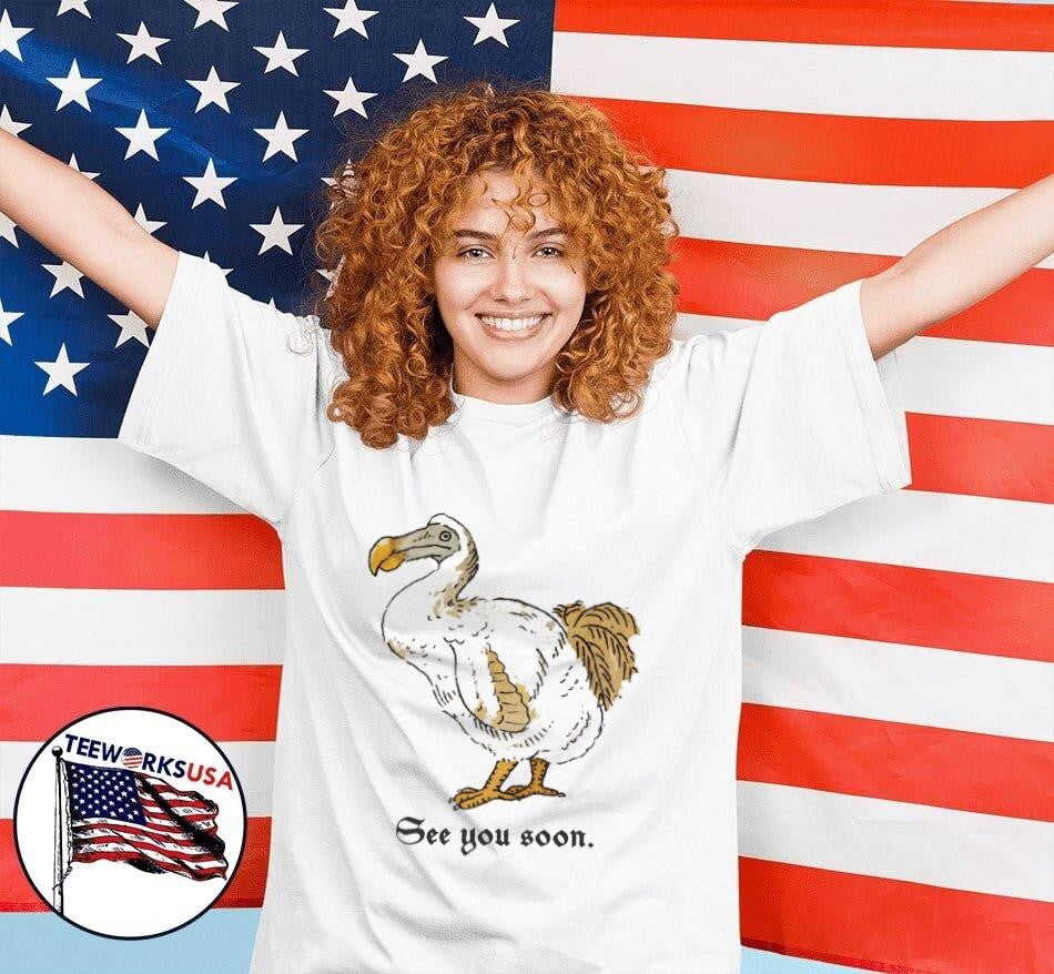 Dodo Raphus cucullatus see you soon - Adult & Kids T-Shirts, Sweatshirts & Hoodies apparel design preview 7