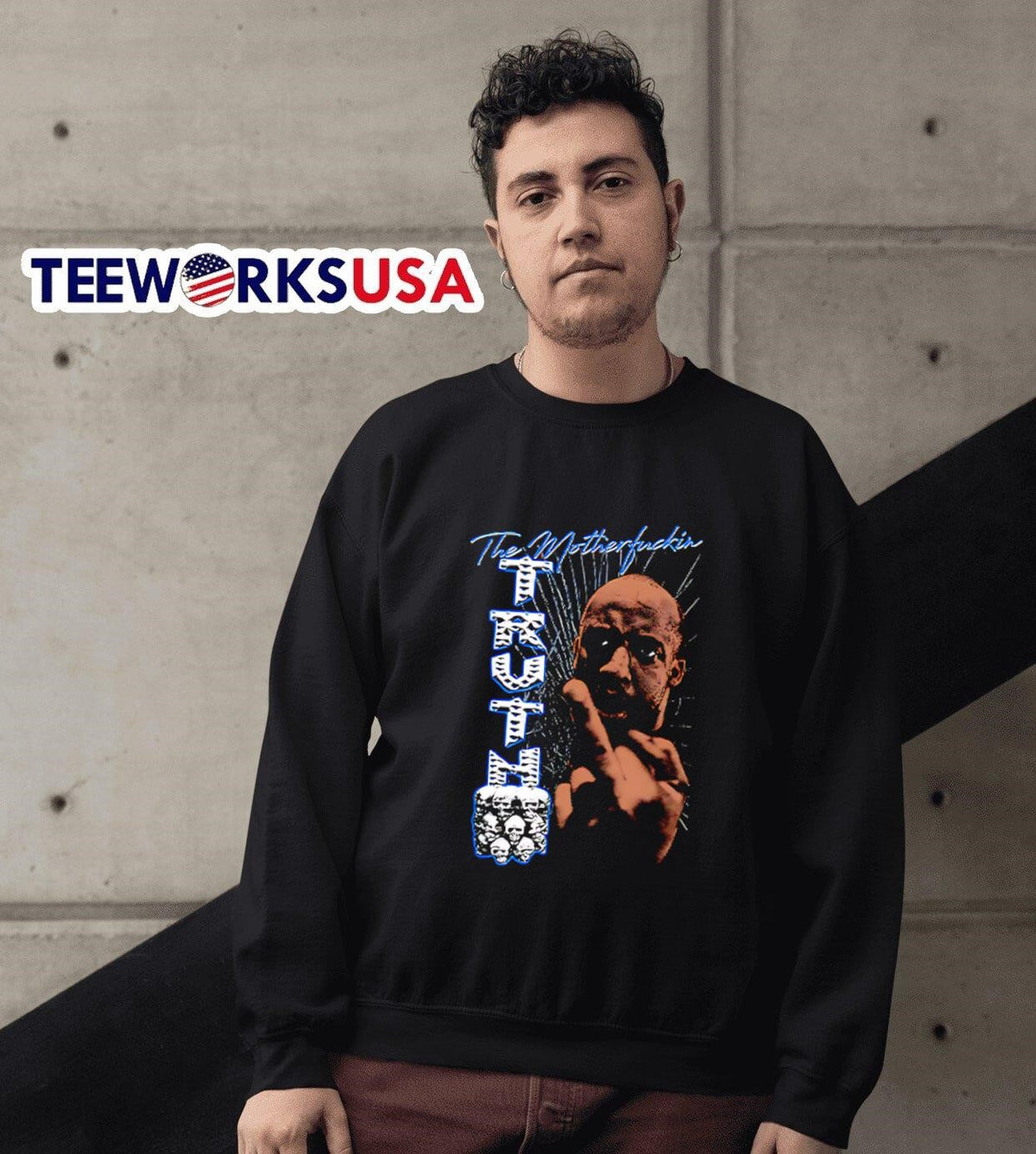 AJ Gray the motherfuckin truth - Adult & Kids T-Shirts, Sweatshirts & Hoodies apparel design preview 6