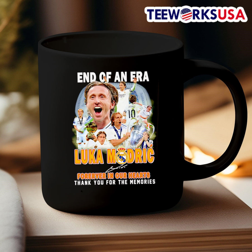 End of an era Luka Modric forever in our hearts thank - Adult & Kids T-Shirts, Sweatshirts & Hoodies apparel design preview 3