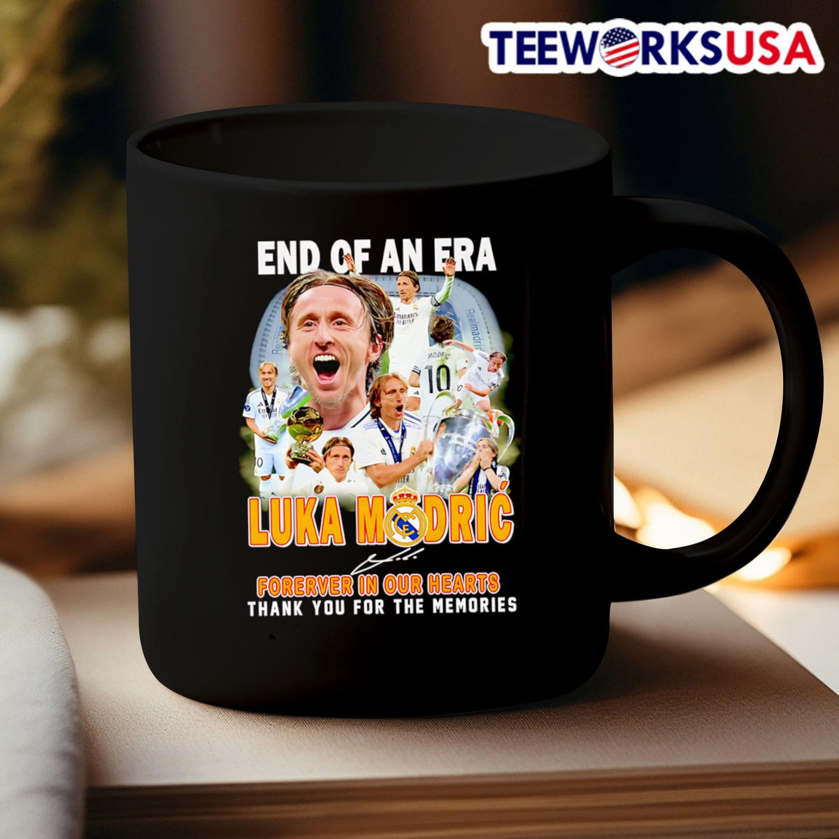 End of an era Luka Modric forever in our hearts thank - Adult & Kids T-Shirts, Sweatshirts & Hoodies apparel design preview 3
