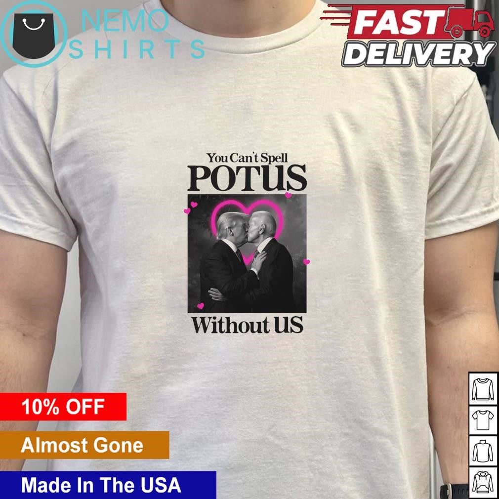 Can't spell potus without us Trump and Biden - Adult & Kids T-Shirts, Sweatshirts & Hoodies apparel design preview 5
