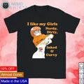 I like my girls nerdy dirty inked and curvy - Adult & Kids T-Shirts, Sweatshirts & Hoodies product image 1