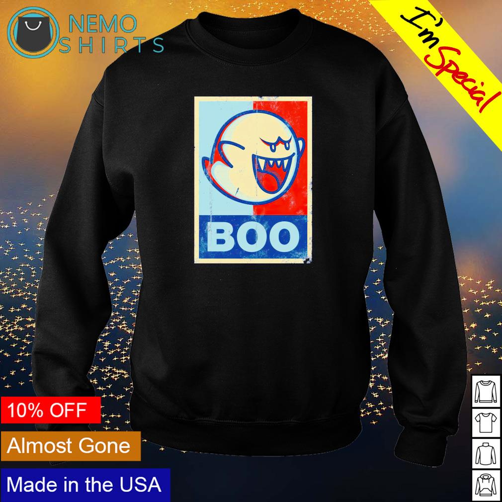 Super Mario Bros boo - Adult & Kids T-Shirts, Sweatshirts & Hoodies apparel design preview 4