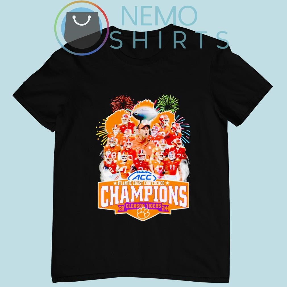 Clemson Tigers Atlantic Coast Conference champions - Adult & Kids T-Shirts, Sweatshirts & Hoodies apparel design preview 4