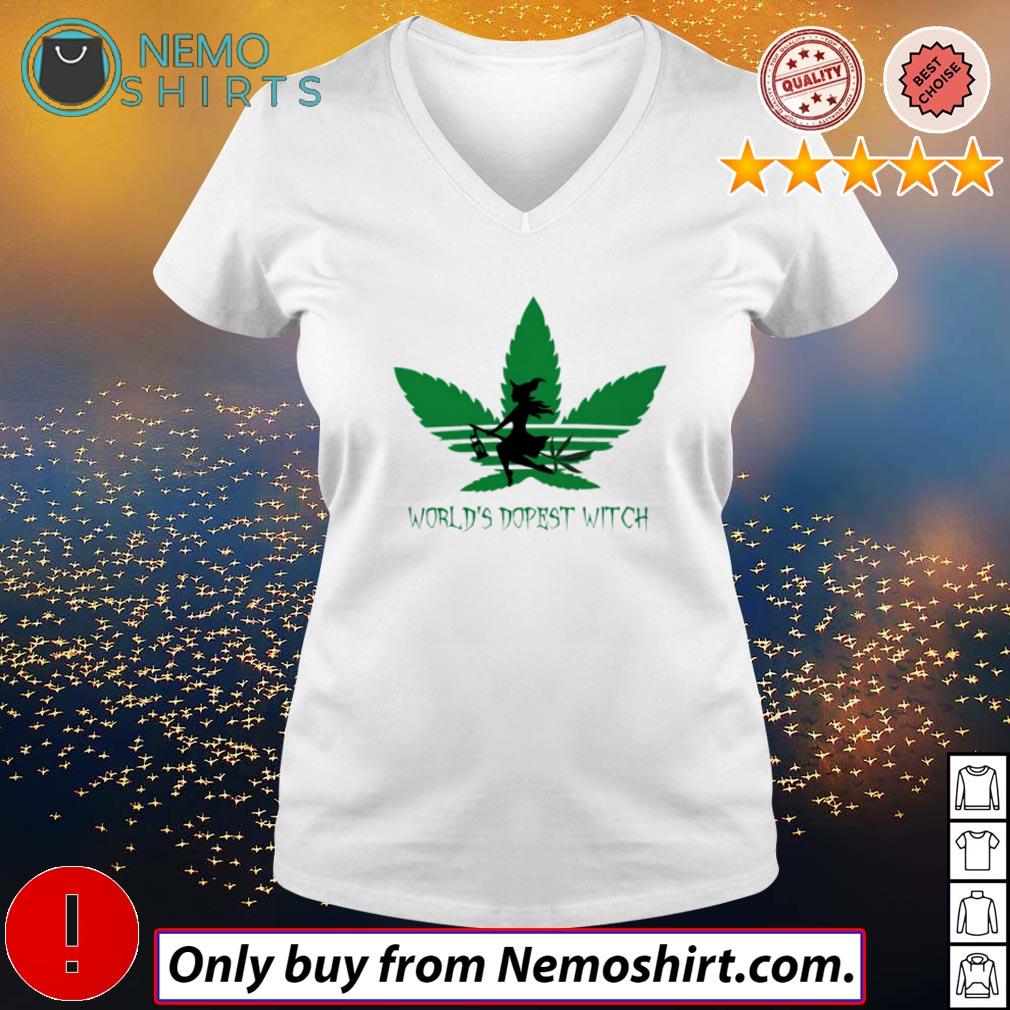 Weed world's dopest witch Halloween - Adult & Kids T-Shirts, Sweatshirts & Hoodies apparel design preview 5
