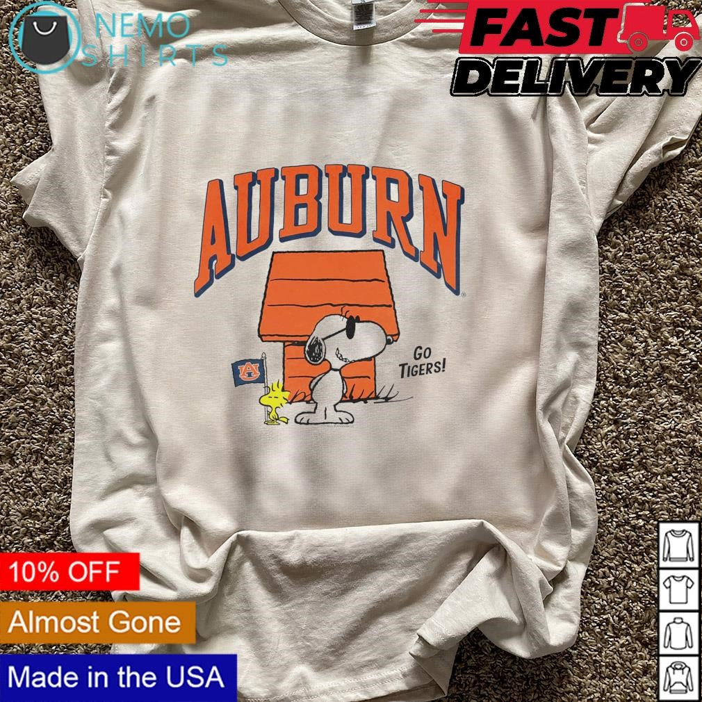 Peanuts Snoopy and Woodstock Auburn go Tigers - Adult & Kids T-Shirts, Sweatshirts & Hoodies apparel design preview 1
