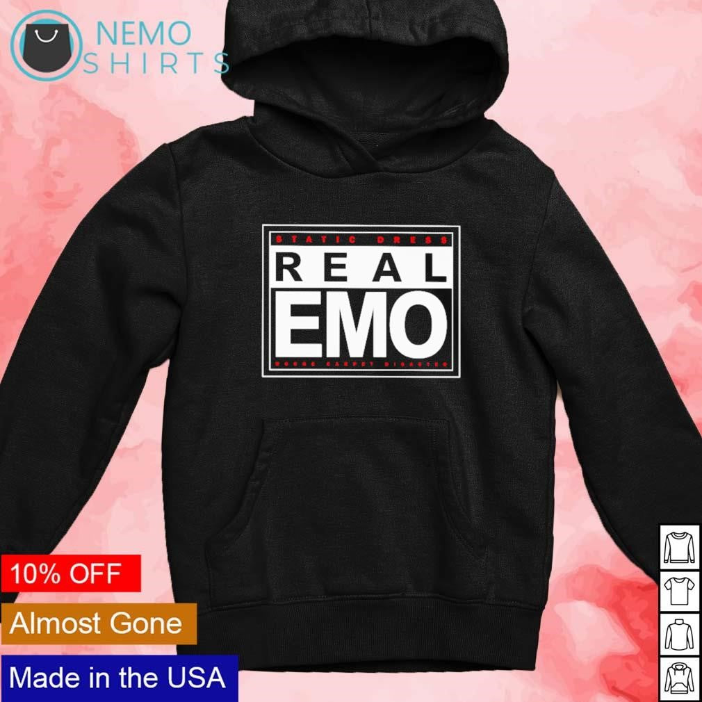 Static dress real emo rouge carpet disaster - Adult & Kids T-Shirts, Sweatshirts & Hoodies apparel design preview 2