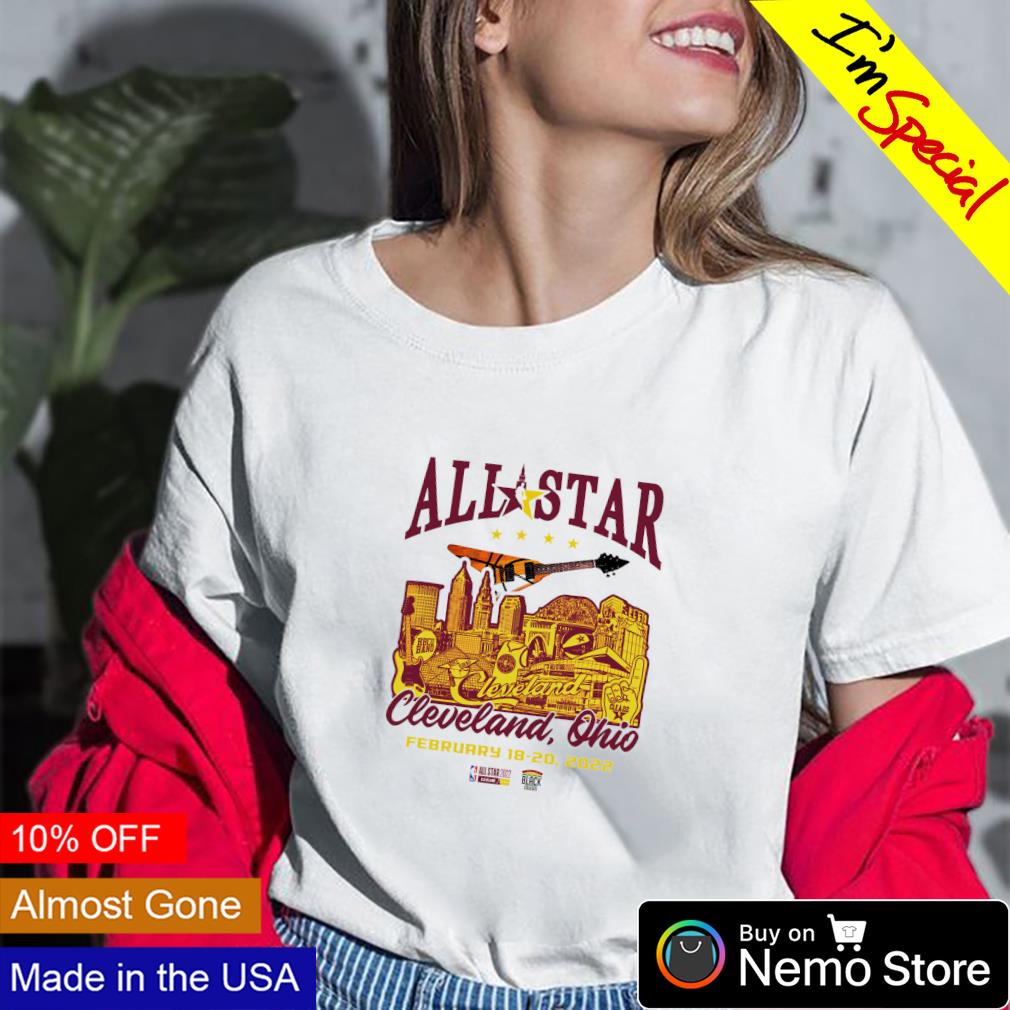 Golden State Warriors 2022 all star Cleveland Ohio - Adult & Kids T-Shirts, Sweatshirts & Hoodies apparel design preview 2