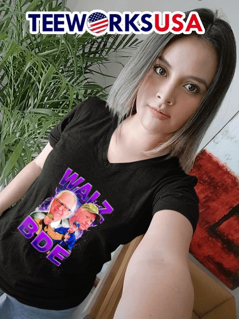 Tim Walz BDE graphic - Adult & Kids T-Shirts, Sweatshirts & Hoodies apparel design preview 4