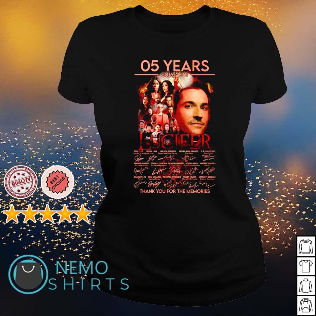 05 years of Lucifer 2016 2021 thank you for the - Adult & Kids T-Shirts, Sweatshirts & Hoodies apparel design preview 3
