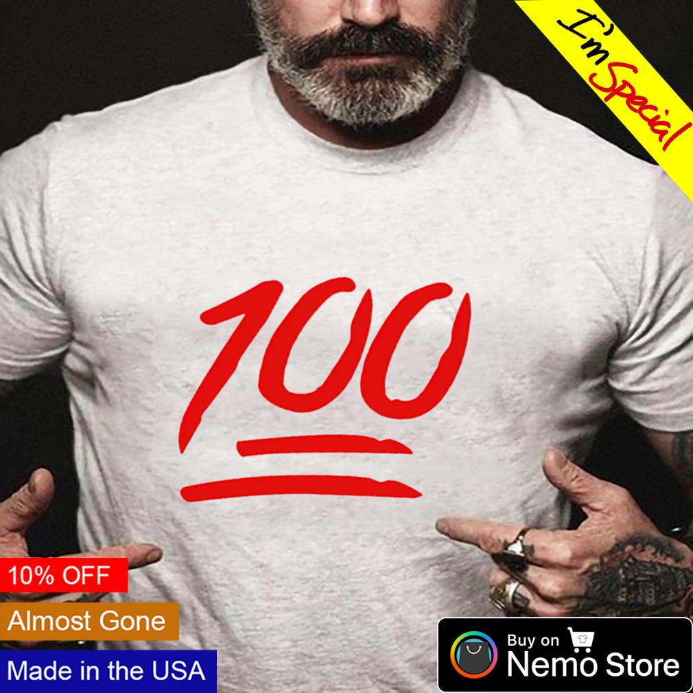 100 one hundred emoji - Adult & Kids T-Shirts, Sweatshirts & Hoodies apparel design preview 4