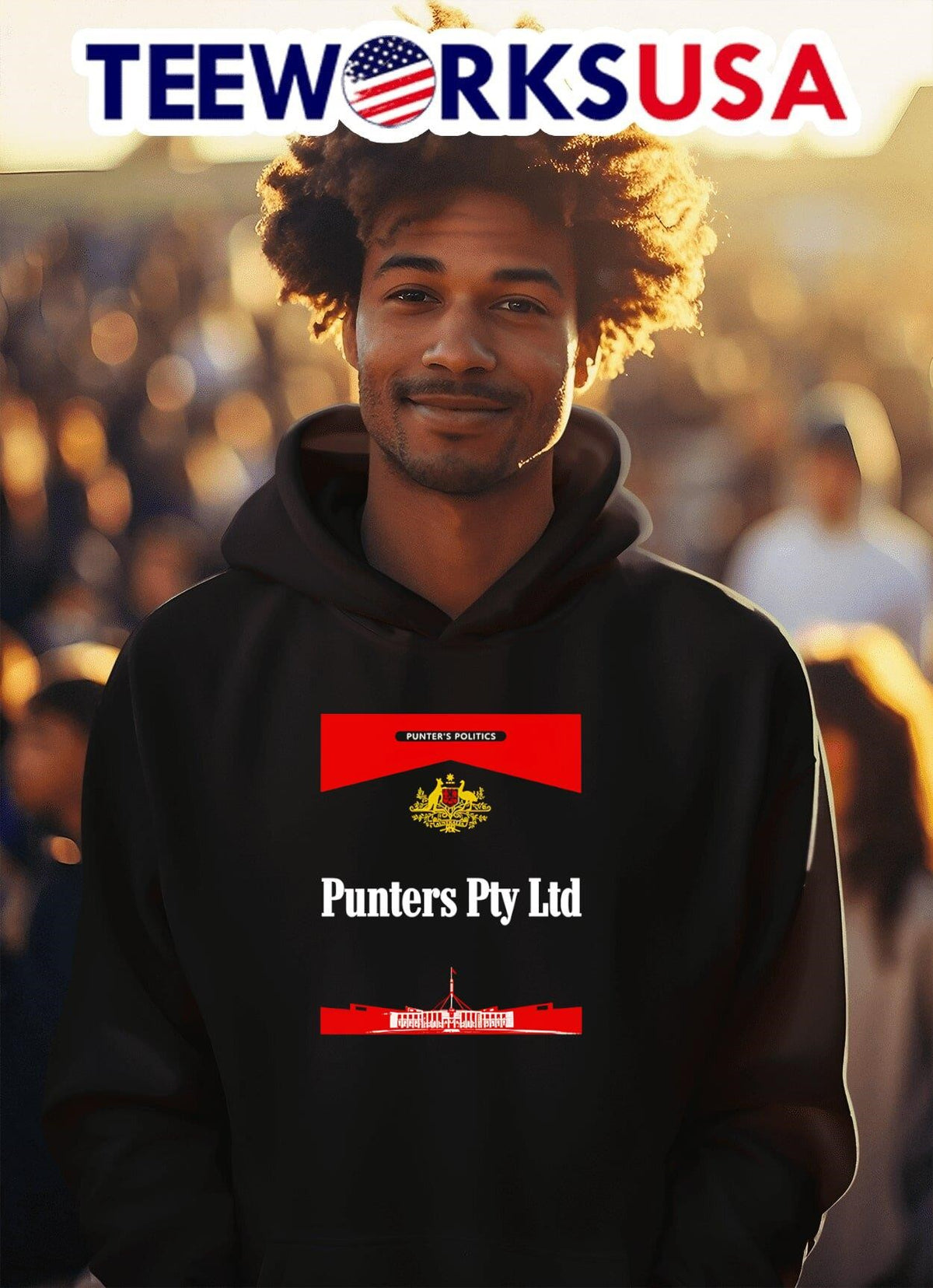 Punter's Lobbyist Uniform - Adult & Kids T-Shirts, Sweatshirts & Hoodies apparel design preview 2